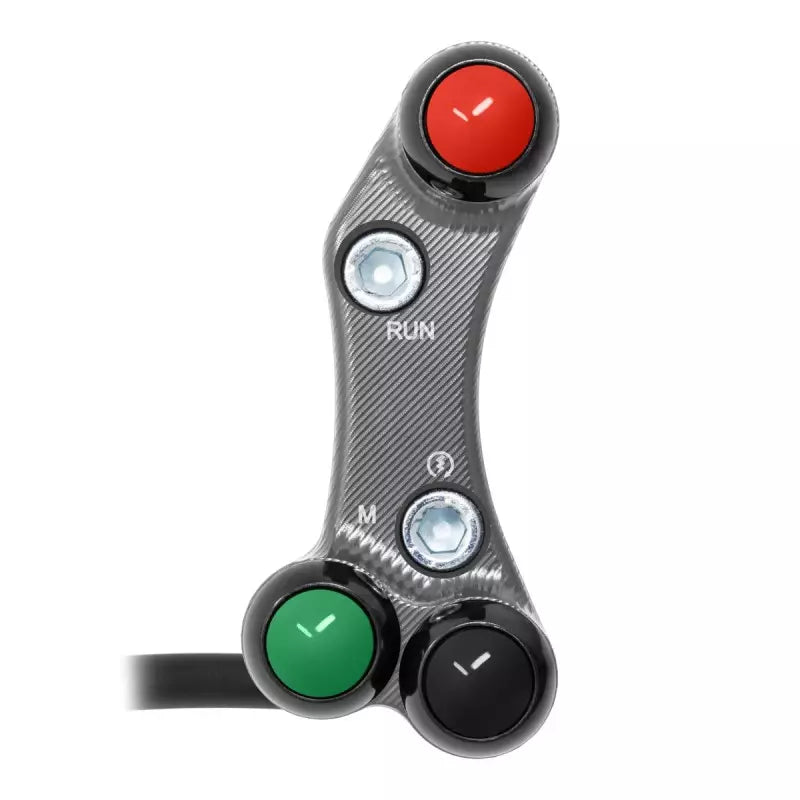 Jetprime - Right Road Switch for BMW S1000 RR 15-22 (misligned Holes)(JP PLDB 008)