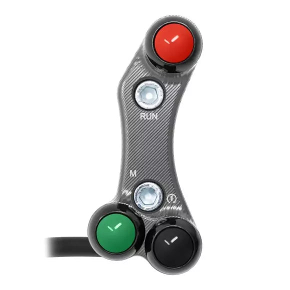 Jetprime - Right Street Switch for Yamaha YZF-R6 (Aligned Holes)